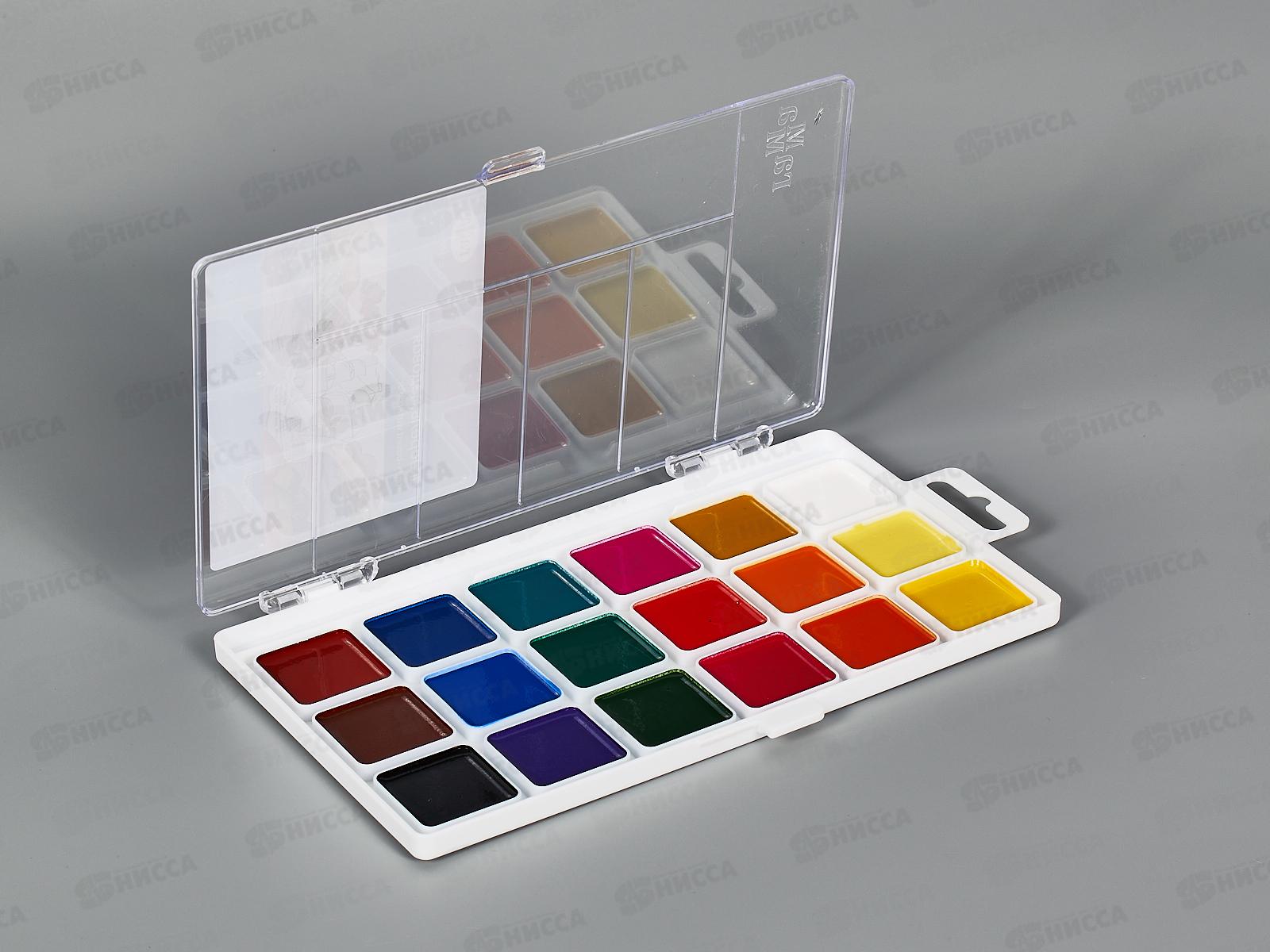 Акварель ГАММА Классическая медовая  18цв,б/к,пл.уп.1009196 *30