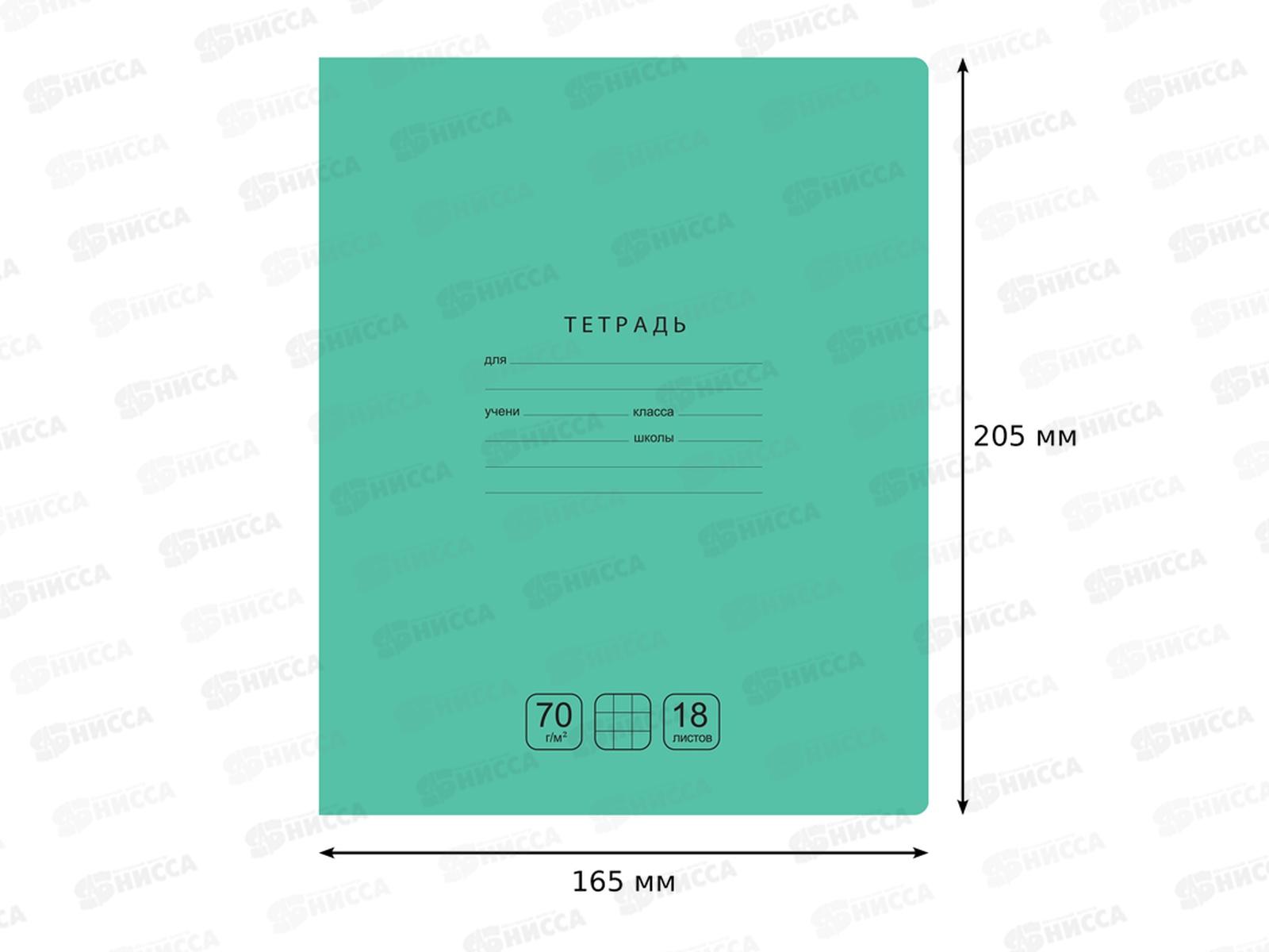Тетрадь 18листов клетка BG Отличная 11775*10/140