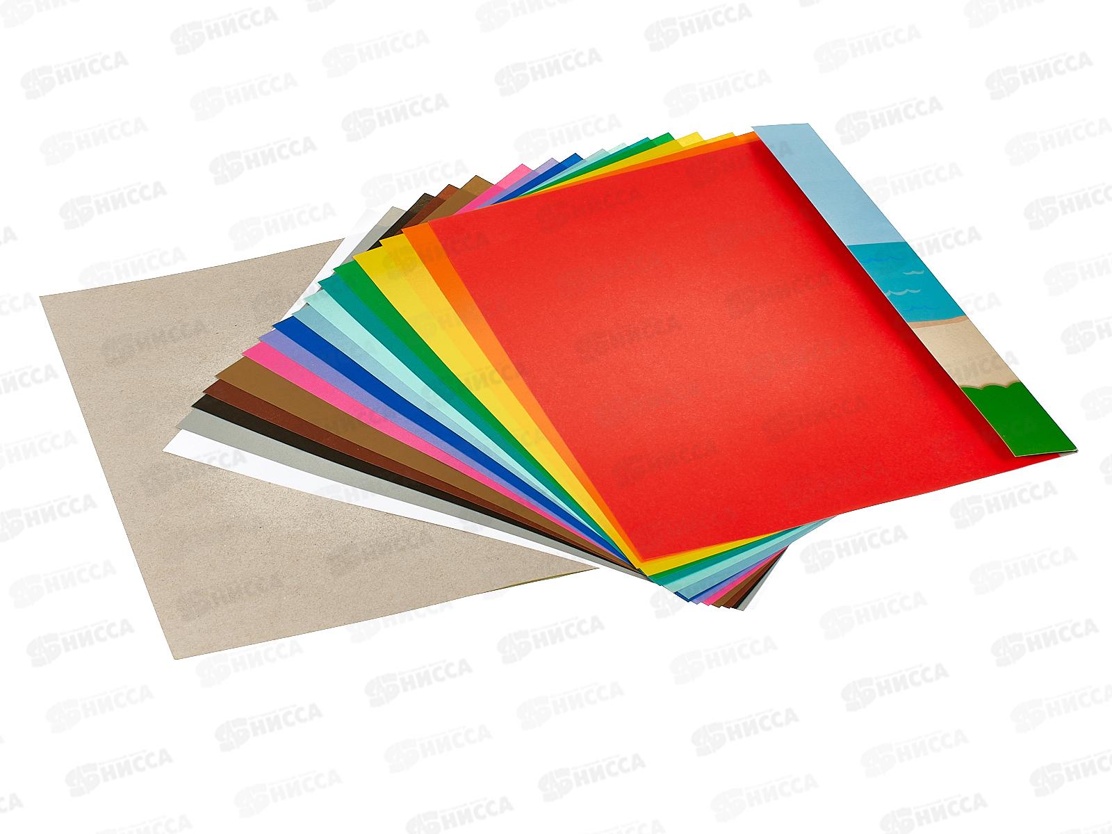 Цветная бумага 16л 16цв А4 ЛХ Мышки договариваются  (ЦБ-7045) *30