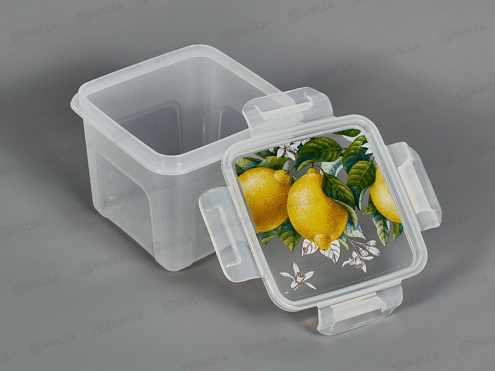 Контейнер СВЧ 0,9л &quotФреш&quot квадратный С57258 *16