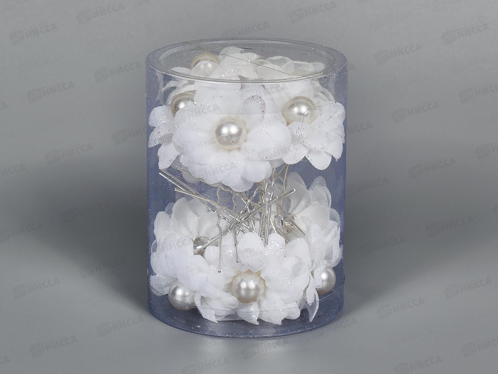 Шпилька для волос &quotЦветы&quot для взрослых 4012-4 073064 *12  Б