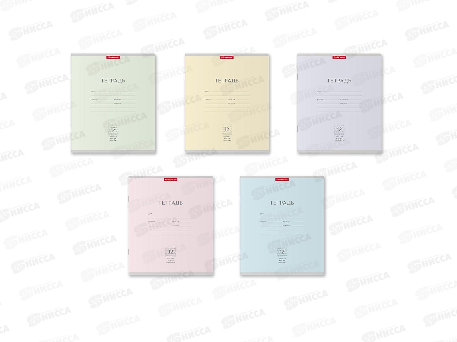 Тетрадь 12листов частая косая линия ПОЛИ  Классика, 48800*10/280