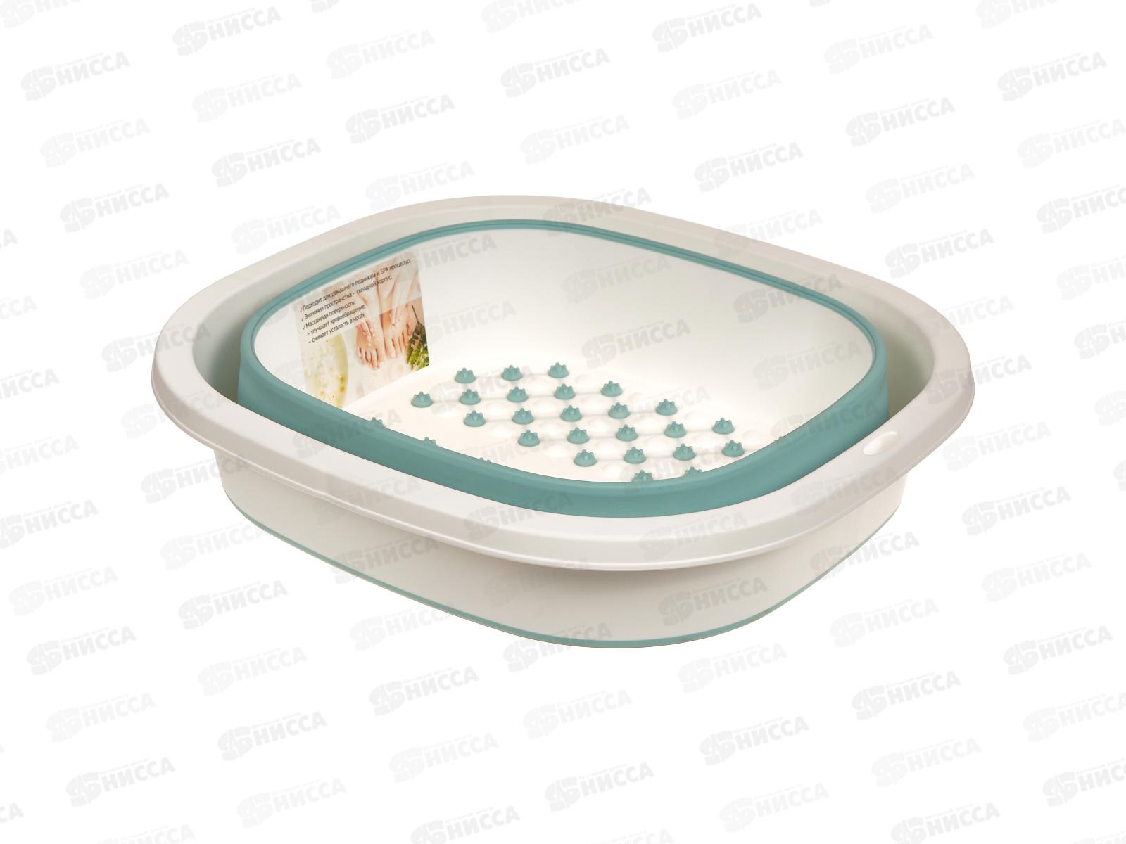 Таз 18л ФЛЕКС д/ног складной Морская волна М2509 *5