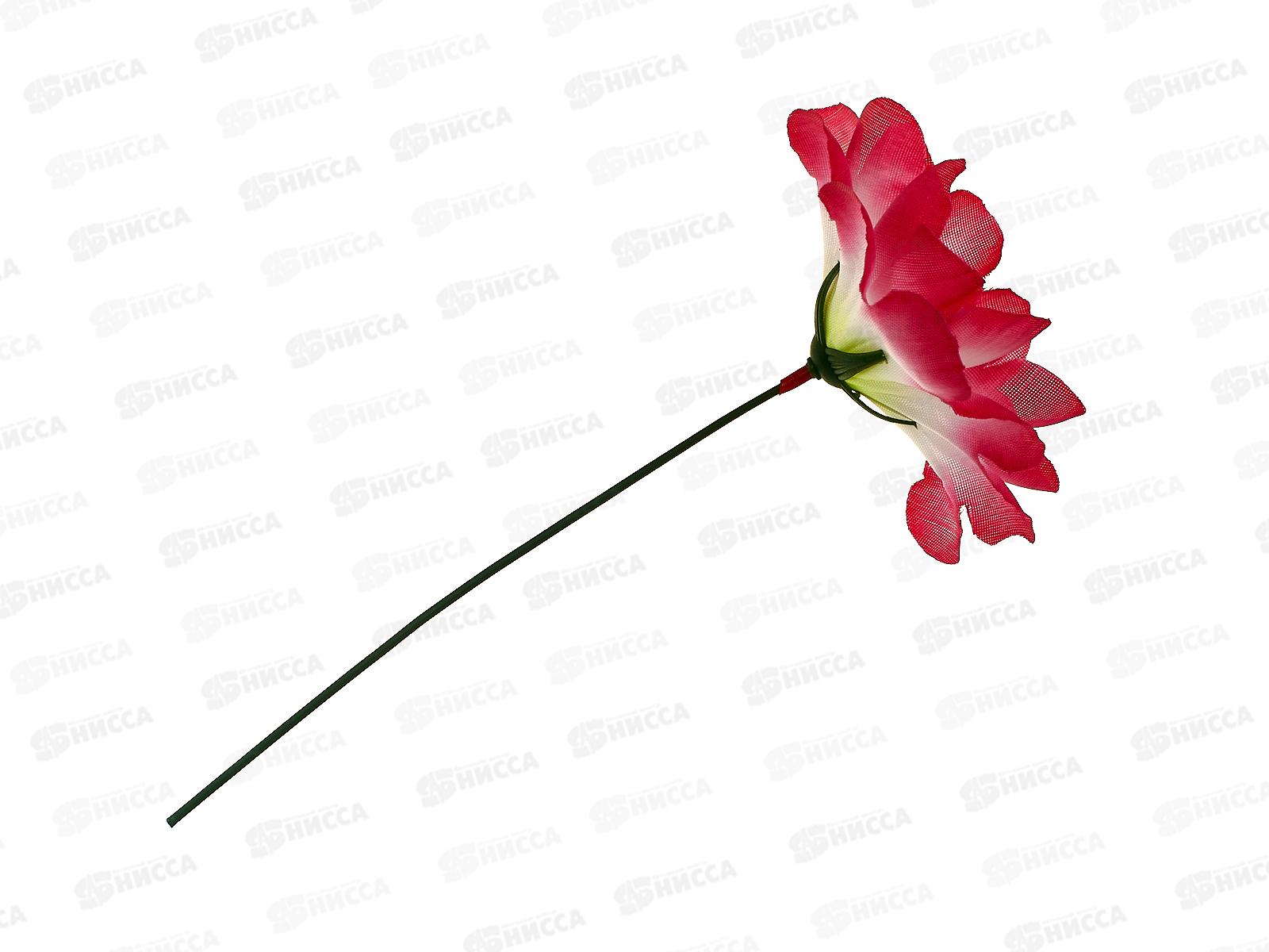 Цветы искусственные 20см Одиночка криспа розовый 9351778