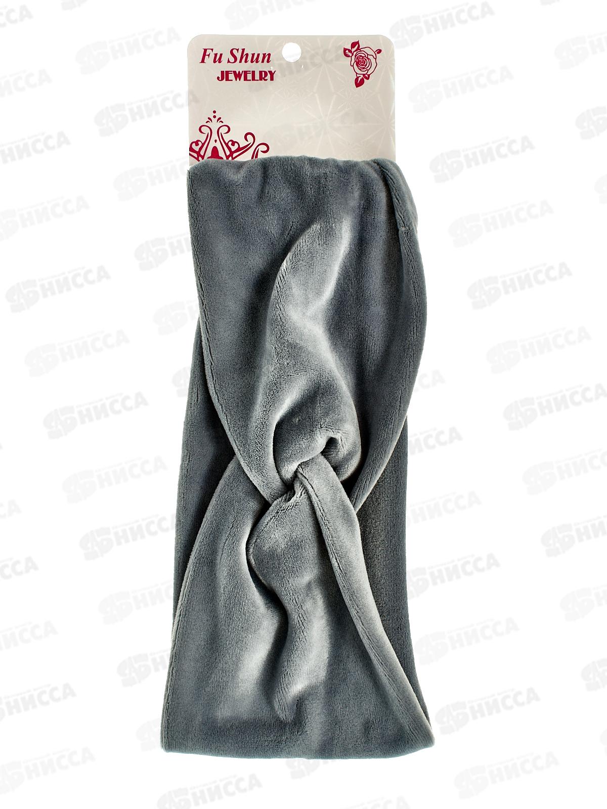 Повязка на голову цветная велюр №6710