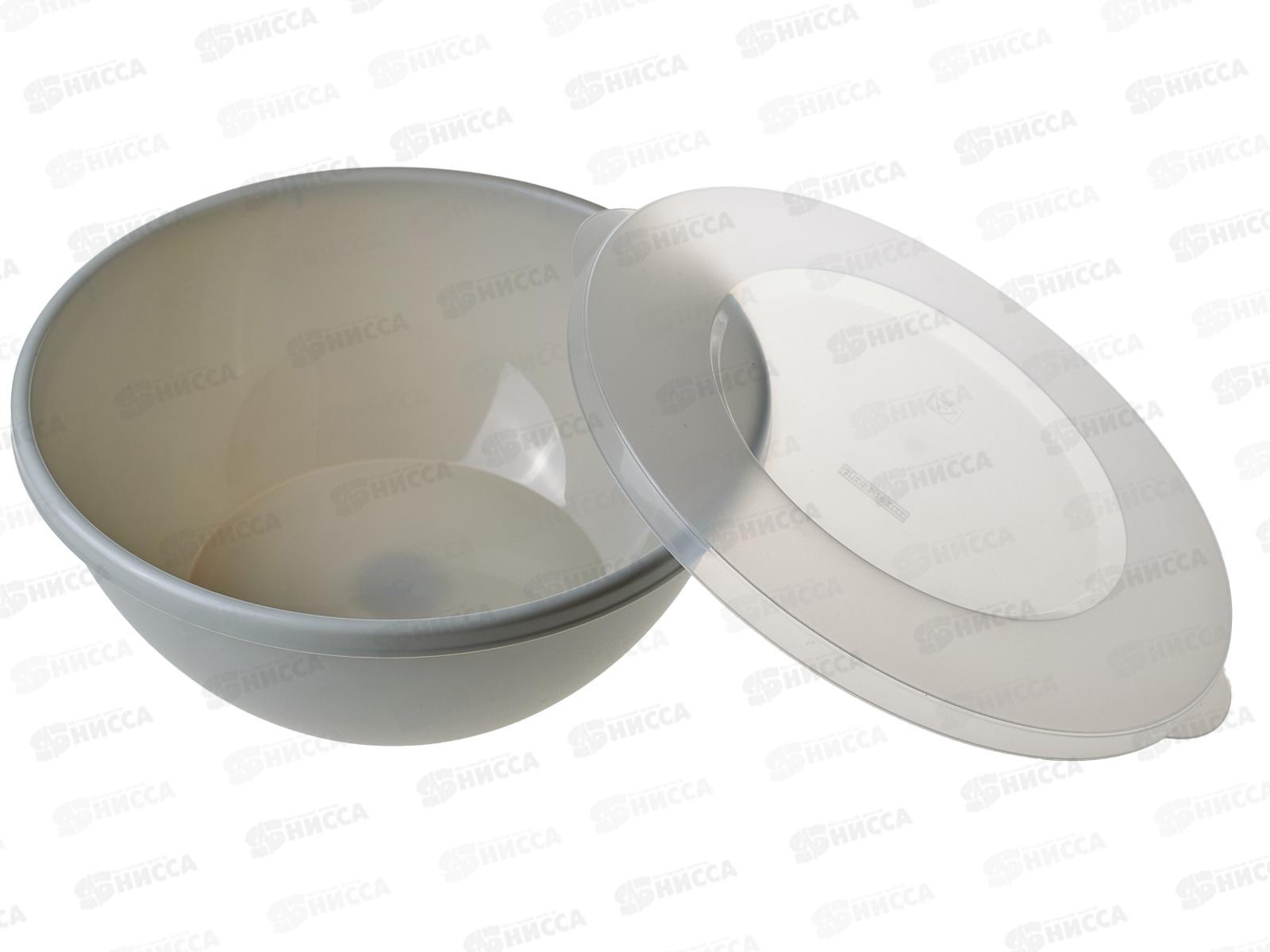 Миска 2л HELSINKI с крышкой пепел жемчуг РТ107411025 *20