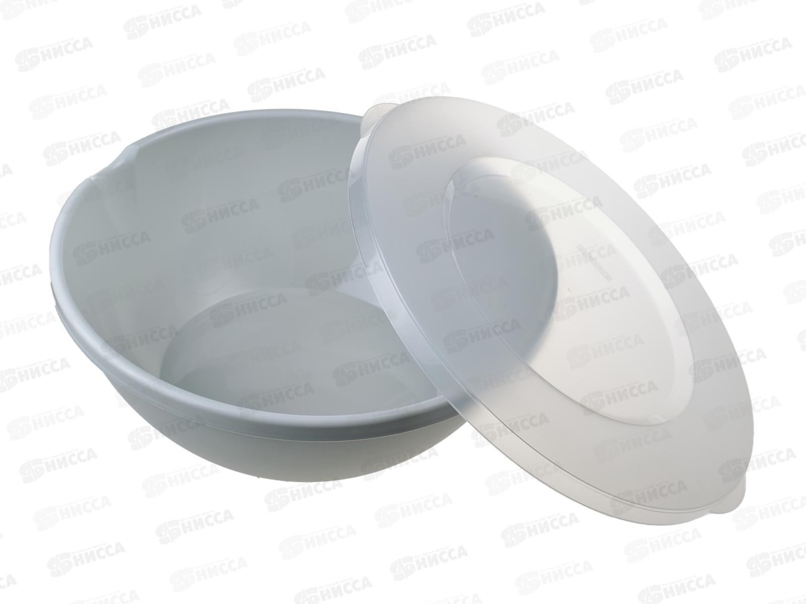 Миска 5л HELSINKI с крышкой пепел жемчуг РТ107611025