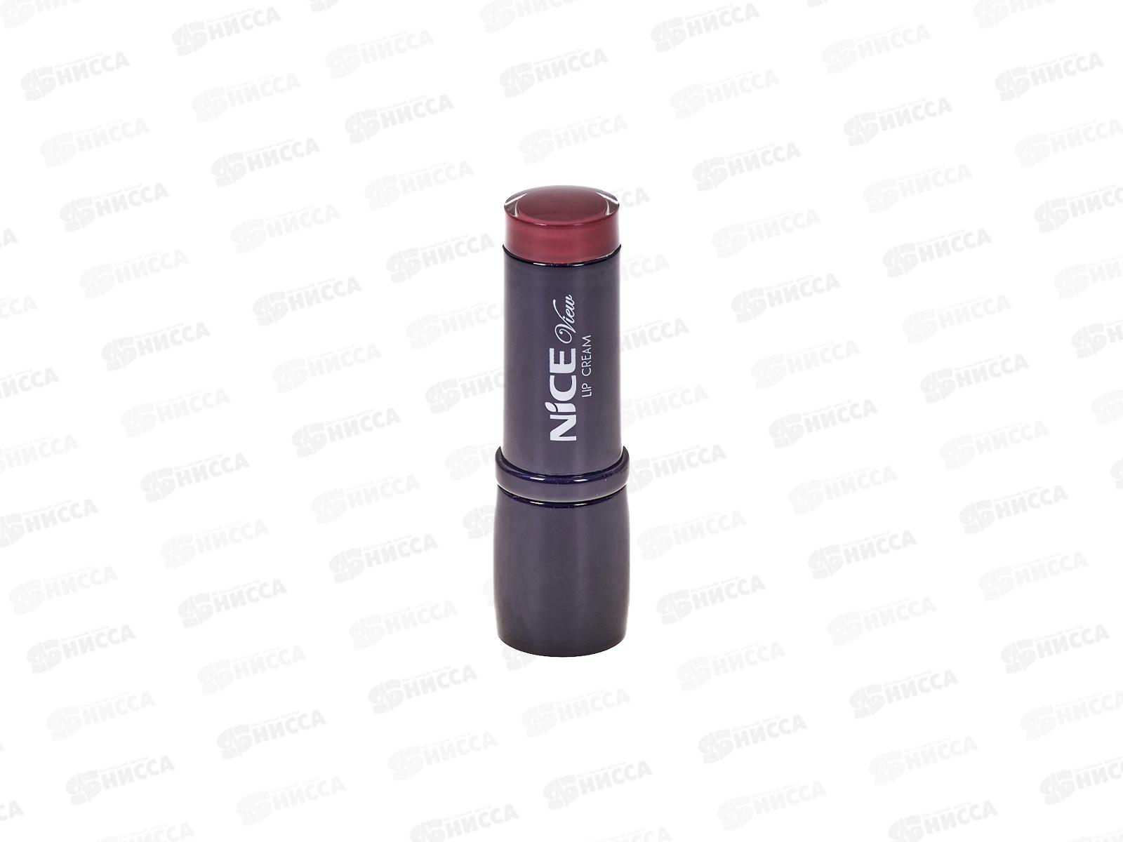 НАЙС помада увлажняющая+пробник  №110 бордовый *6