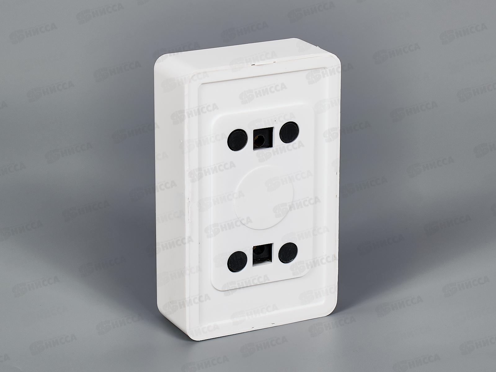 Розетка открытой установки 2-ая п/пруж.конт. РА16-009     52ж  *90  ш