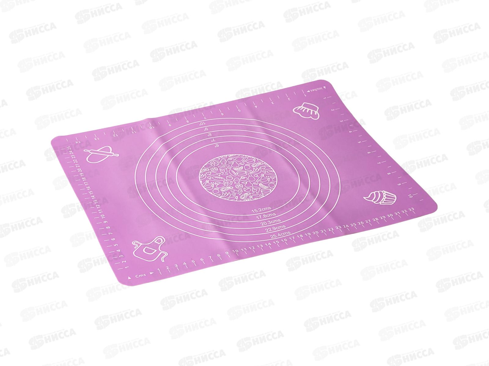 Коврик для раскатки выпечки теста 30*40см силиконовый (063378)  Ж