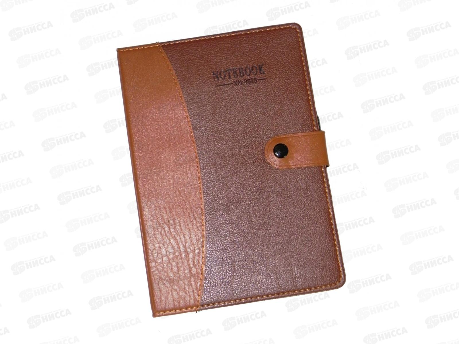 Бизнес-блокнот 80л Alingar 15*22см, с ручкой иск.кожа, клапан  AL4317