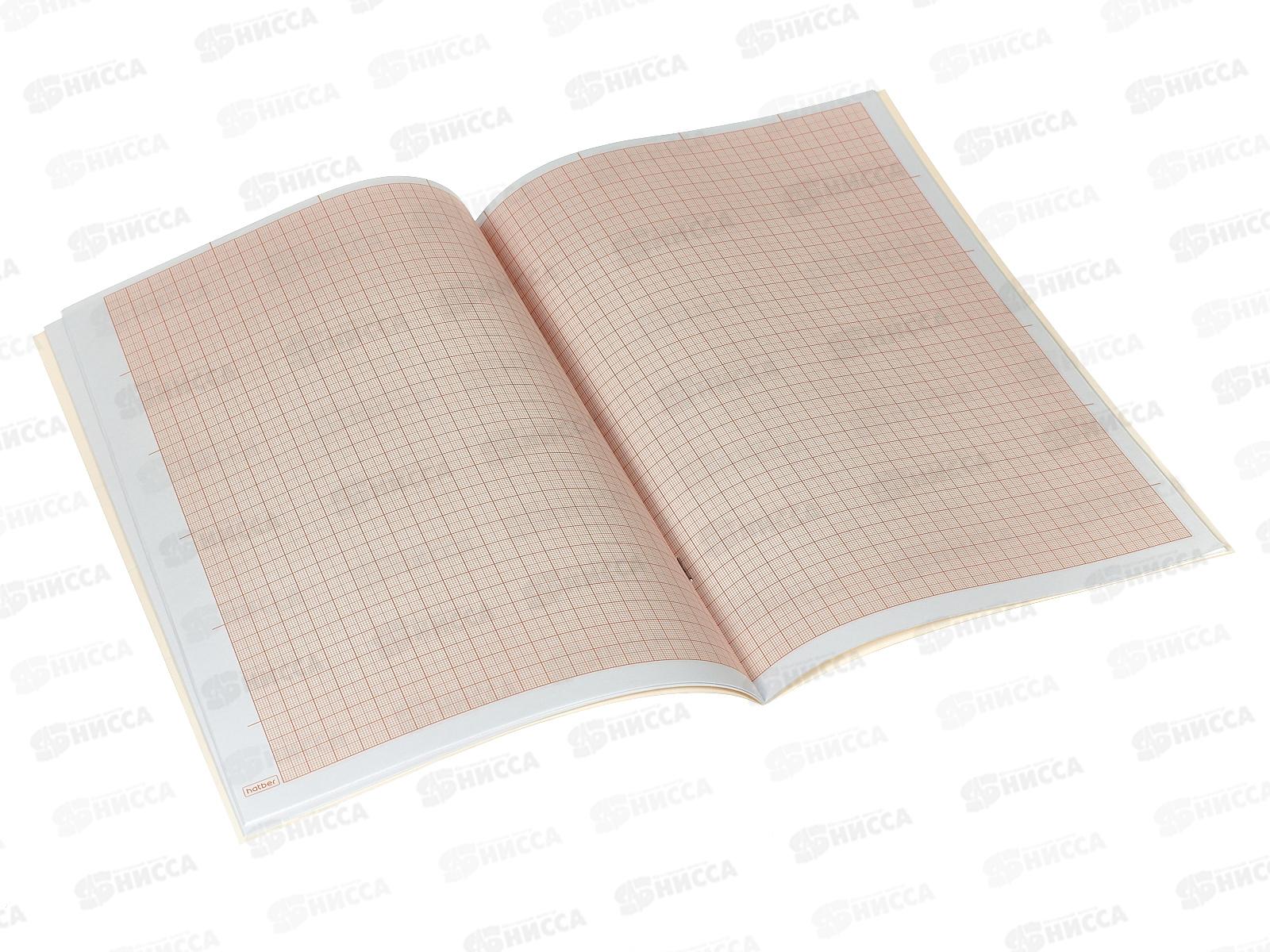 Бумага миллиметр. А4  16л Hatber рыжая сетка, 03411 *40