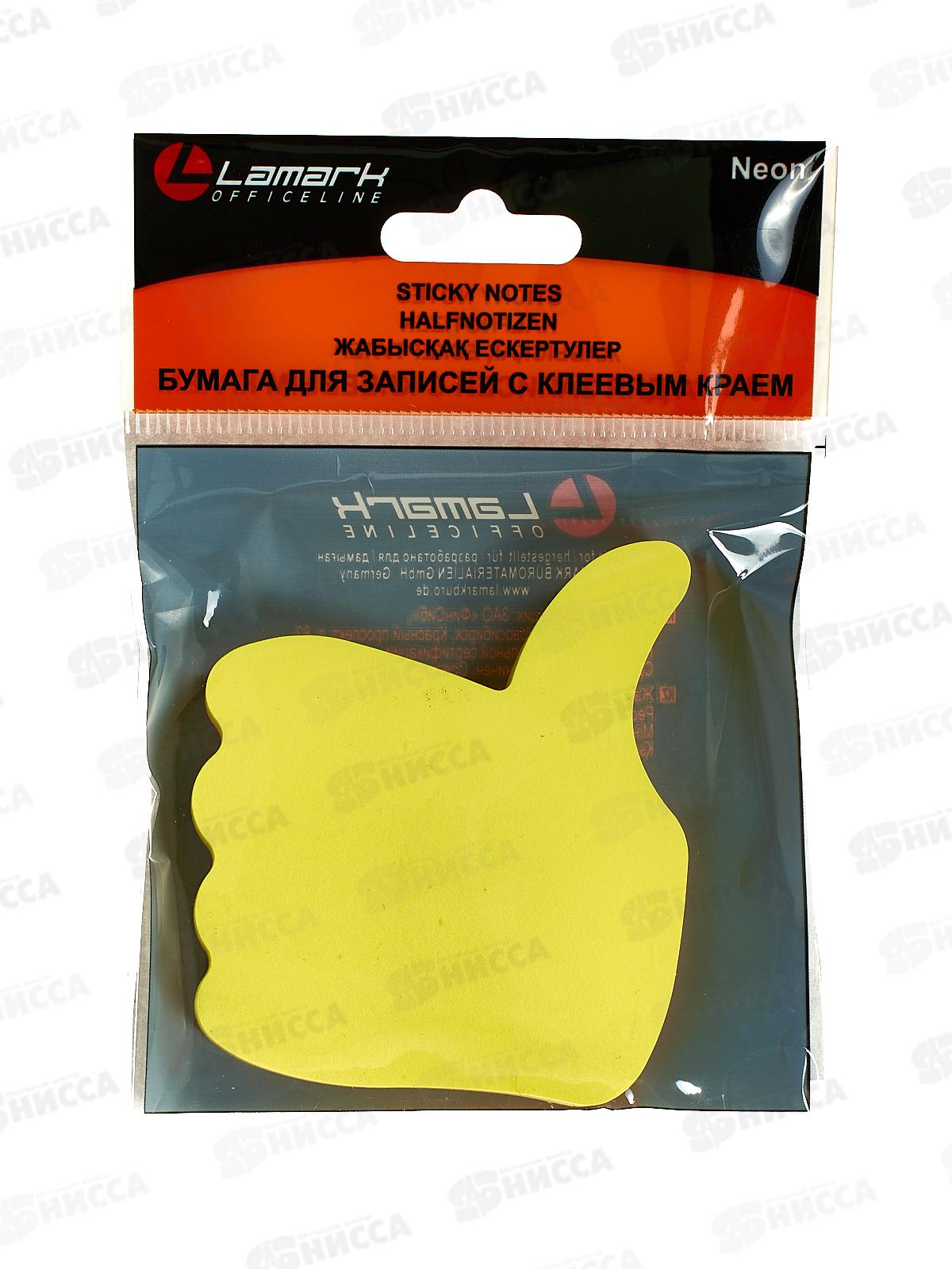 Блок для записей LAMARK фигурн. Класс 100л 4цв.,неон 0145 *12/216