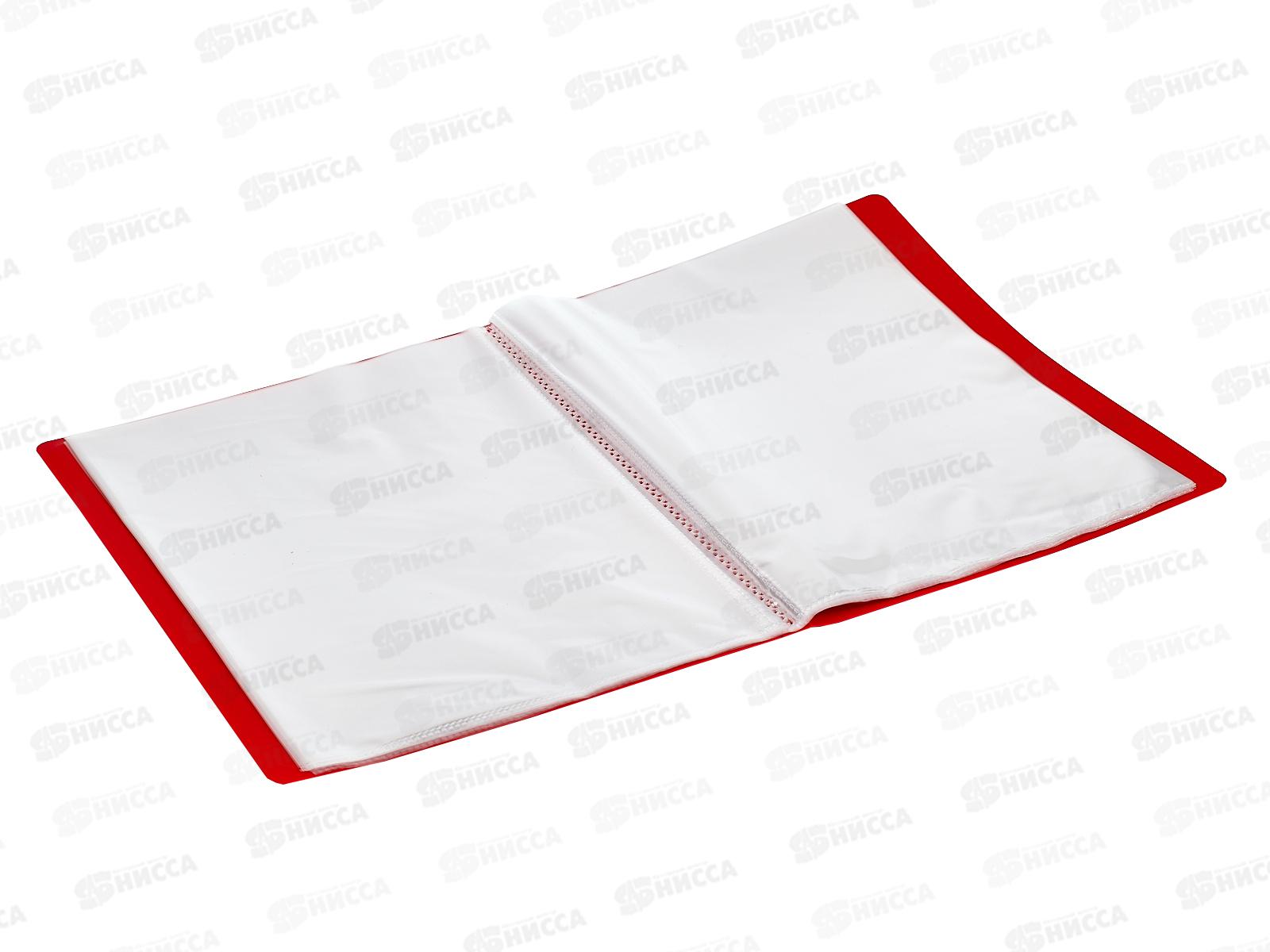 Папка с мульт.  40стр LAMARK, красная, 0,60мм 0135 *30