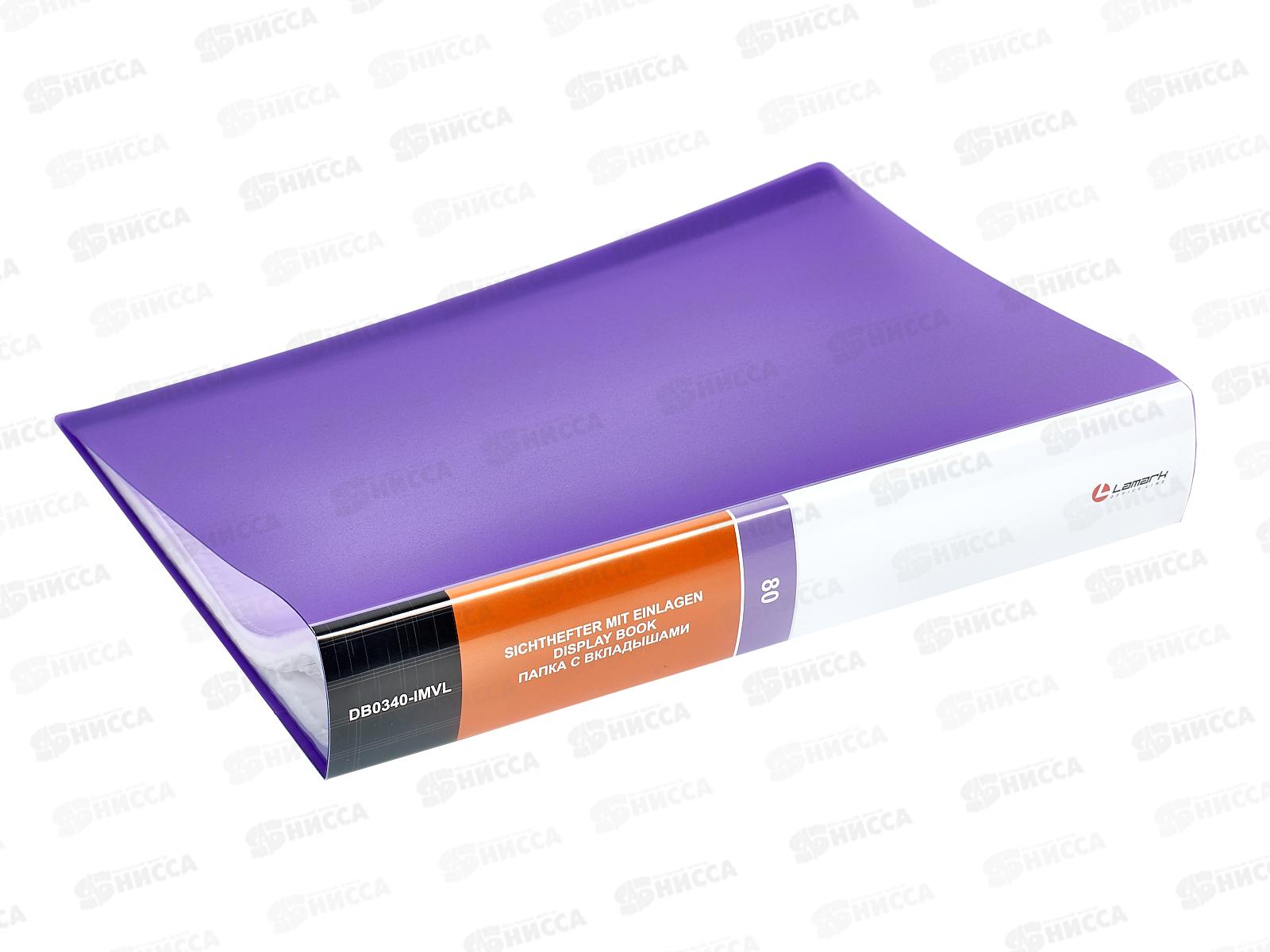 Папка с мультифорами  80страниц LAMARK, НЕОН фиолетовая, 0,80мм 0340 *6