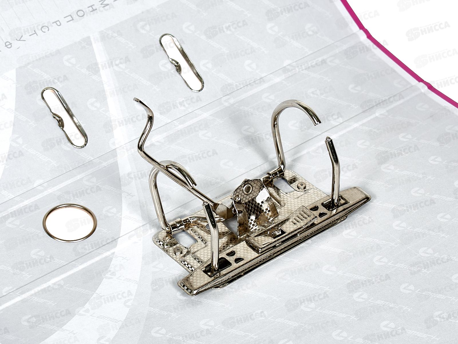 Регистратор А4 50мм LAMAR розовый., собранный, 601 *10