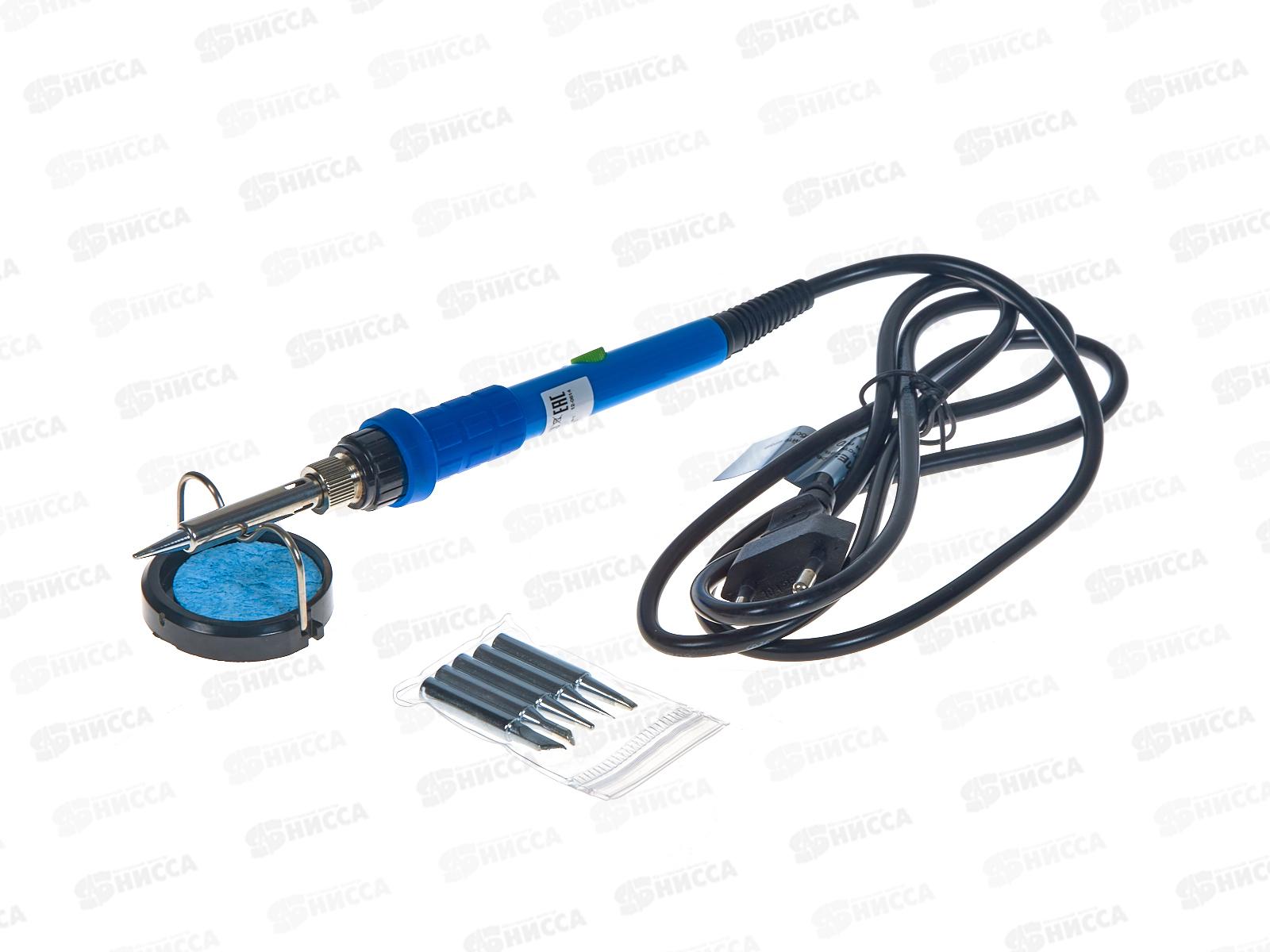 Набор для пайки(паяльник 60Вт+подставка с губкой) 12-0614 Rexant