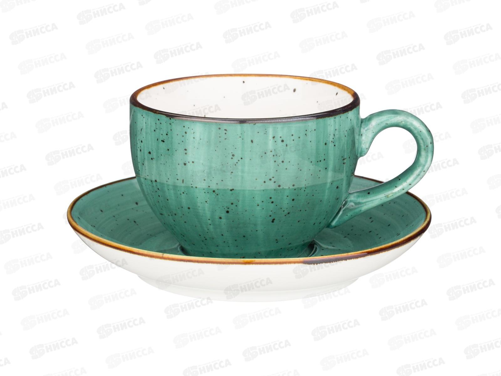 Чайный набор Bronco Nature на 2 персоны 220мл Мятный 263-1111 *12