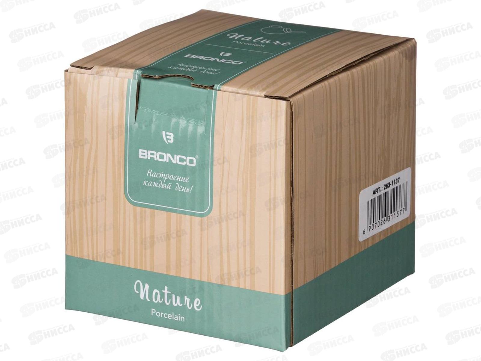 Солонка с ложкой Bronco Nature 9*10см Мятный 263-1136 *48