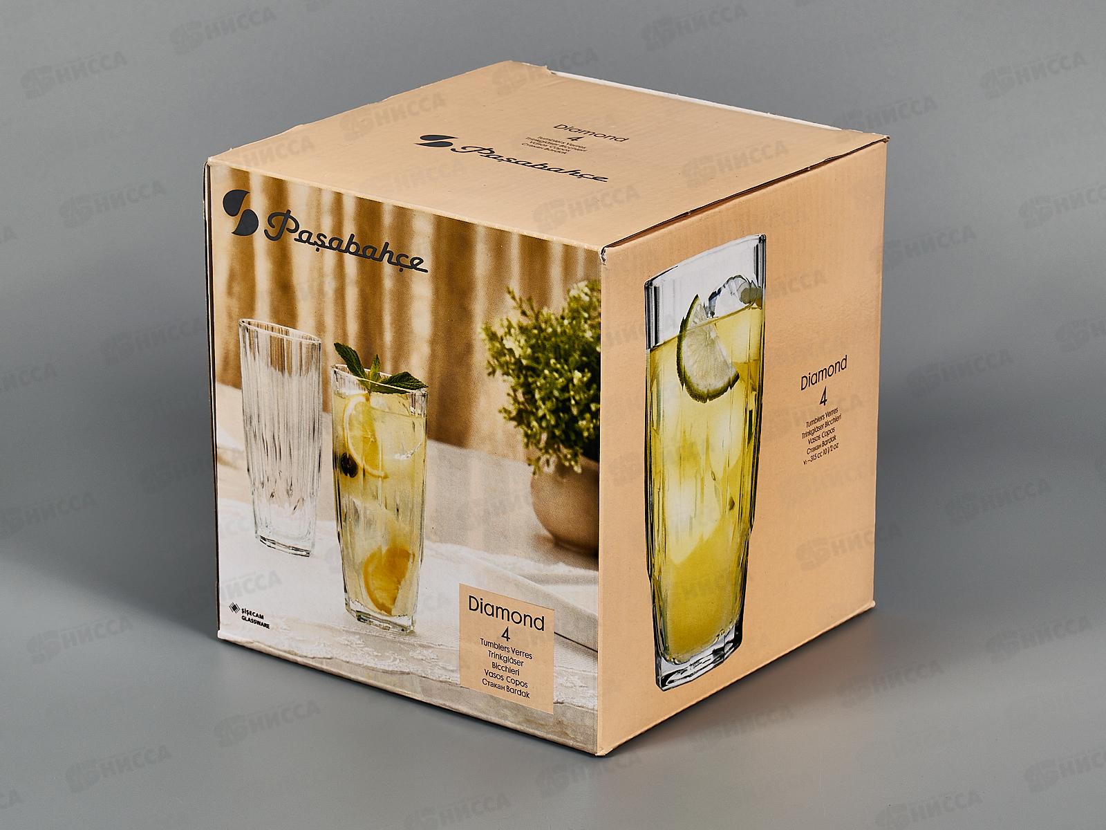 Набор стаканов Diamond 315мл 4шт 52998