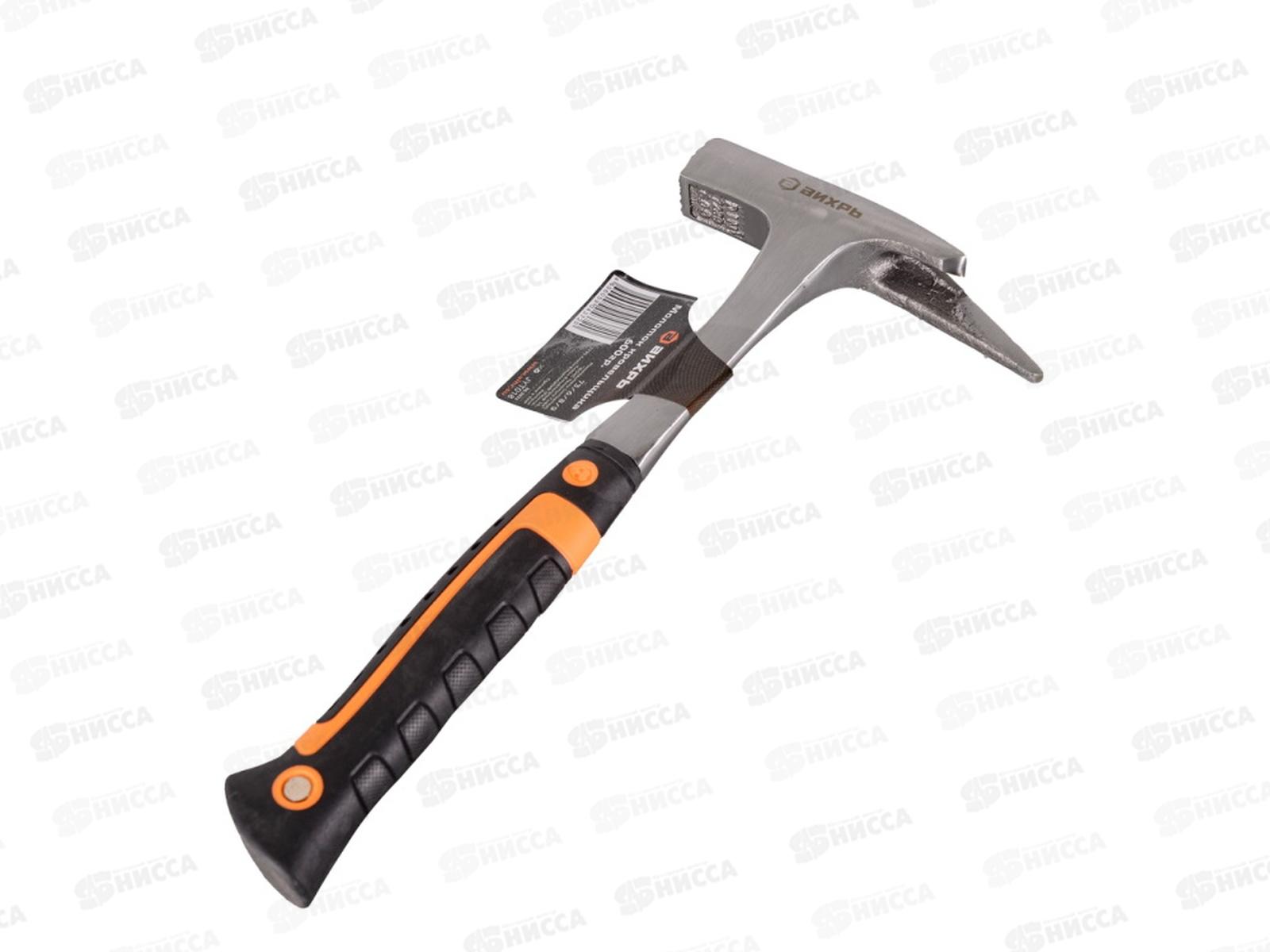 Молоток кровельщика  600г цельнометаллический, двухкомпонентная рукоятка