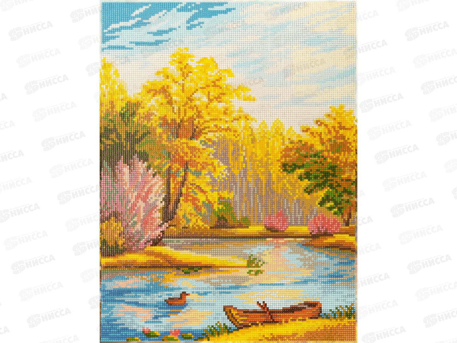 Алмазная мозаика &quotФРЕЯ&quot ALPD-026 Осенний мотив 30х40 на подрамнике