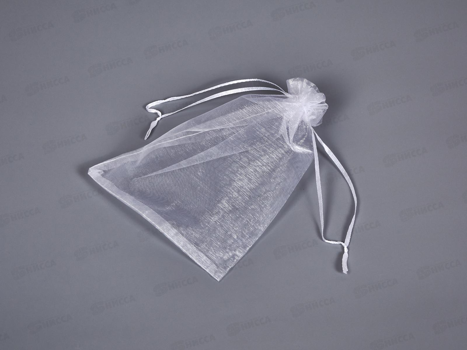 Мешок органза Basir, 14,5*19,5см цвет белый уп100шт MC-6723