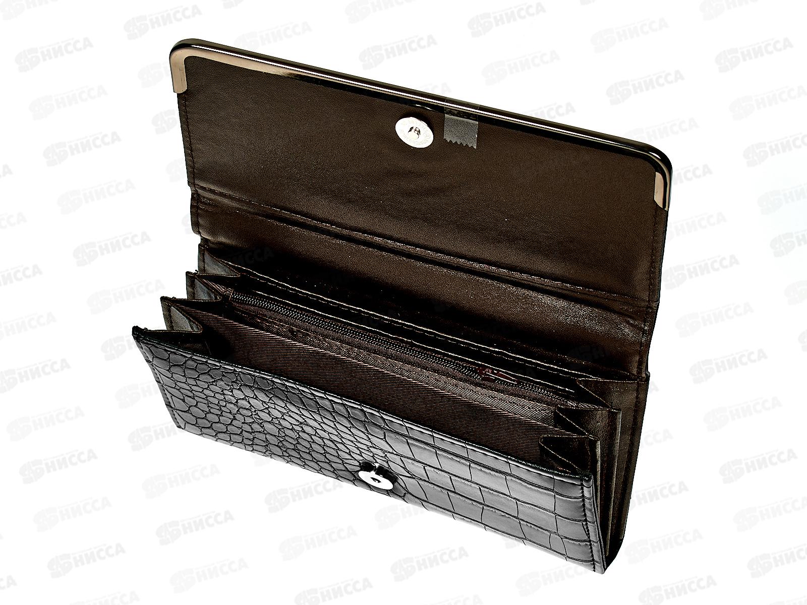 Кошелек &quotКлассика&quot кож зам.лаковый 5отделов №766
