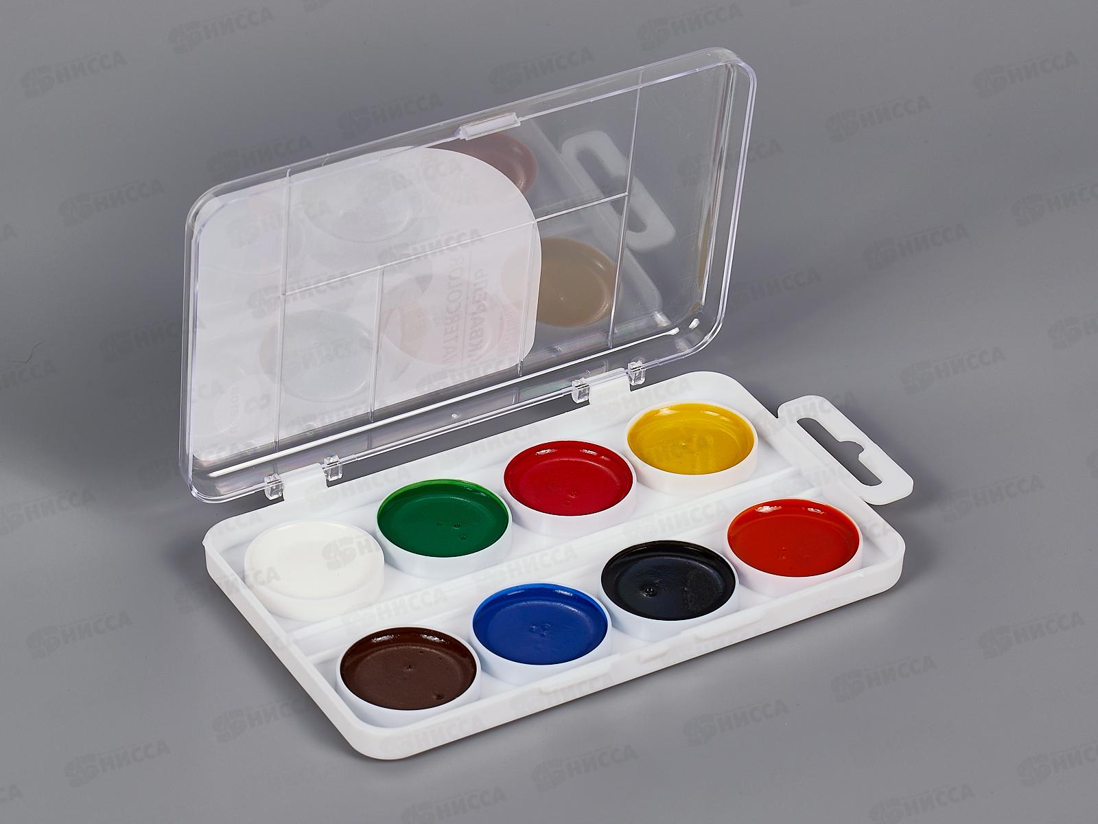 Акварель Hatber 8цв медовая Colora б/к в пл.пен.,083599*16