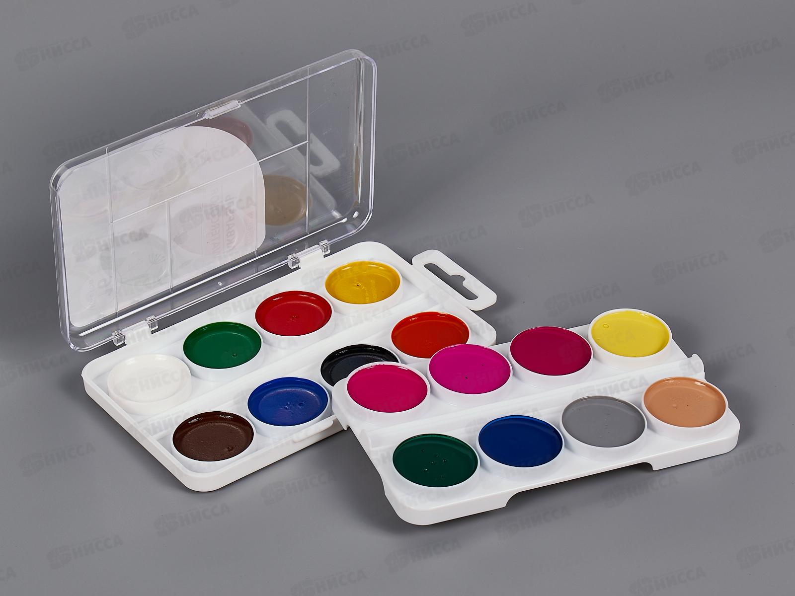 Акварель Hatber 16цв медовая Colora б/к в пл.пен.,083601*16