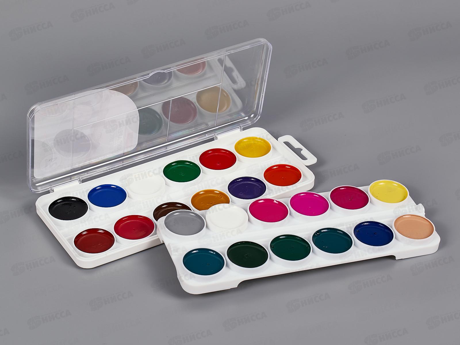 Акварель Hatber 24цв медовая Colora б/к в пл.пен.,083602*12