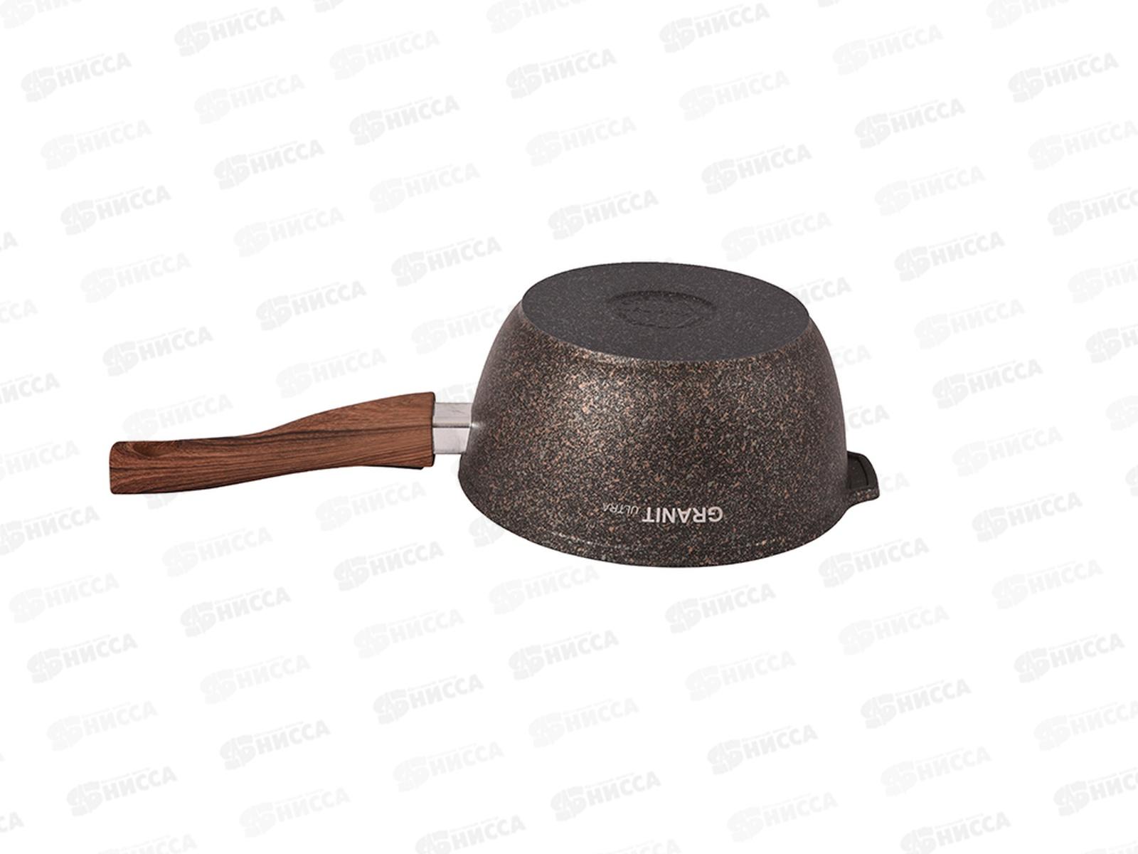 Ковш 2,2л Granit ultra original со стеклянной крышкой, съемн руч кго0225а