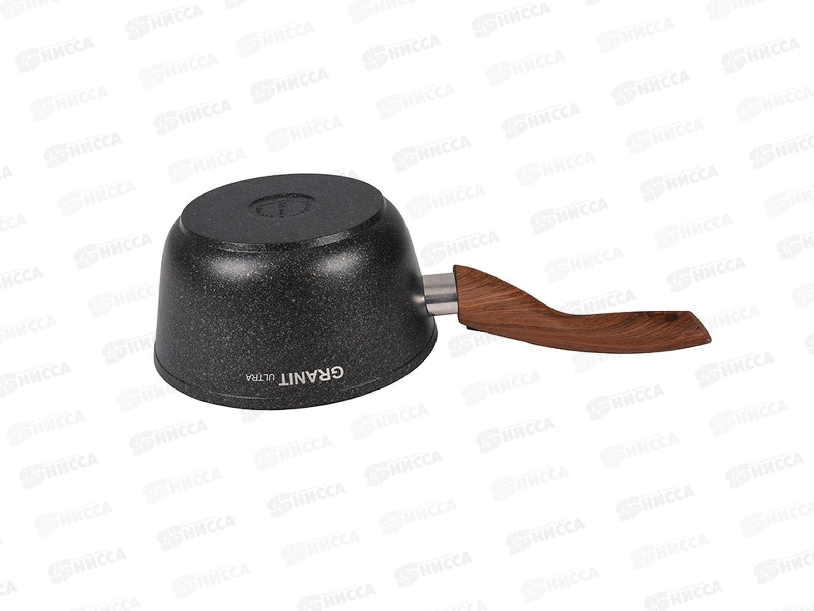 Ковш 1,5лл Granit ultra blue со съемной ручкой стеклянной крышкой кгг0156а