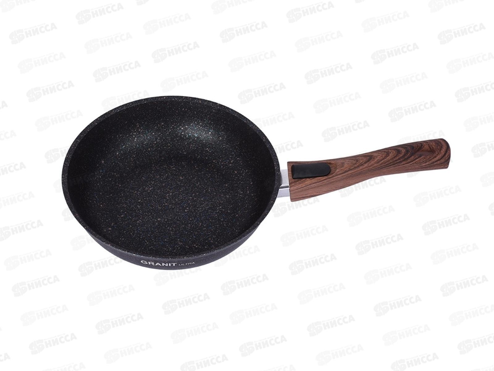 Сковорода 280мм со съемной ручкой антипригарное покрытие Granit ultra blue сгг282а *4