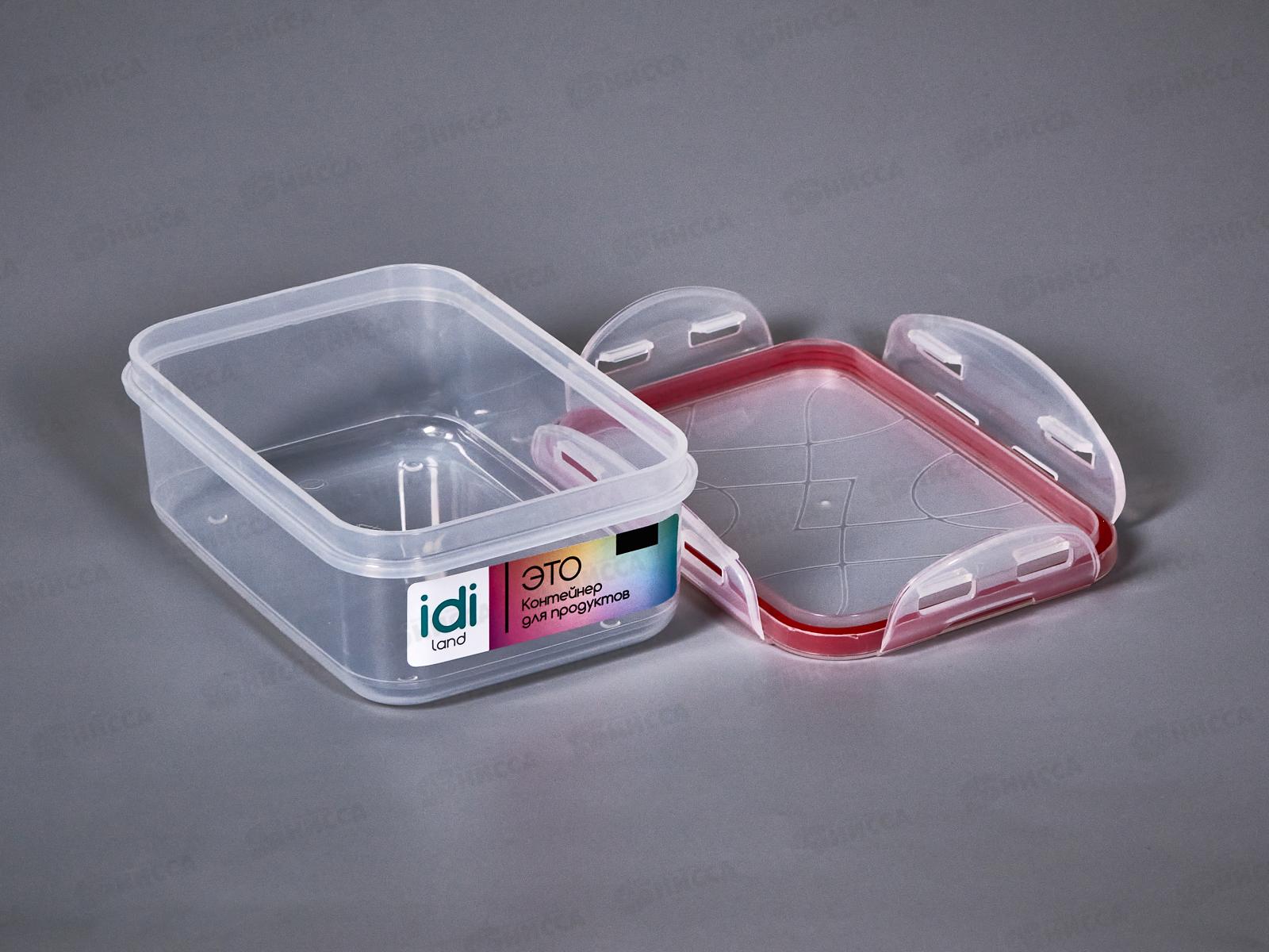 Контейнер для продуктов &quotModena&quot прямоугольный 0,5л с защелками 221111006/03  *18