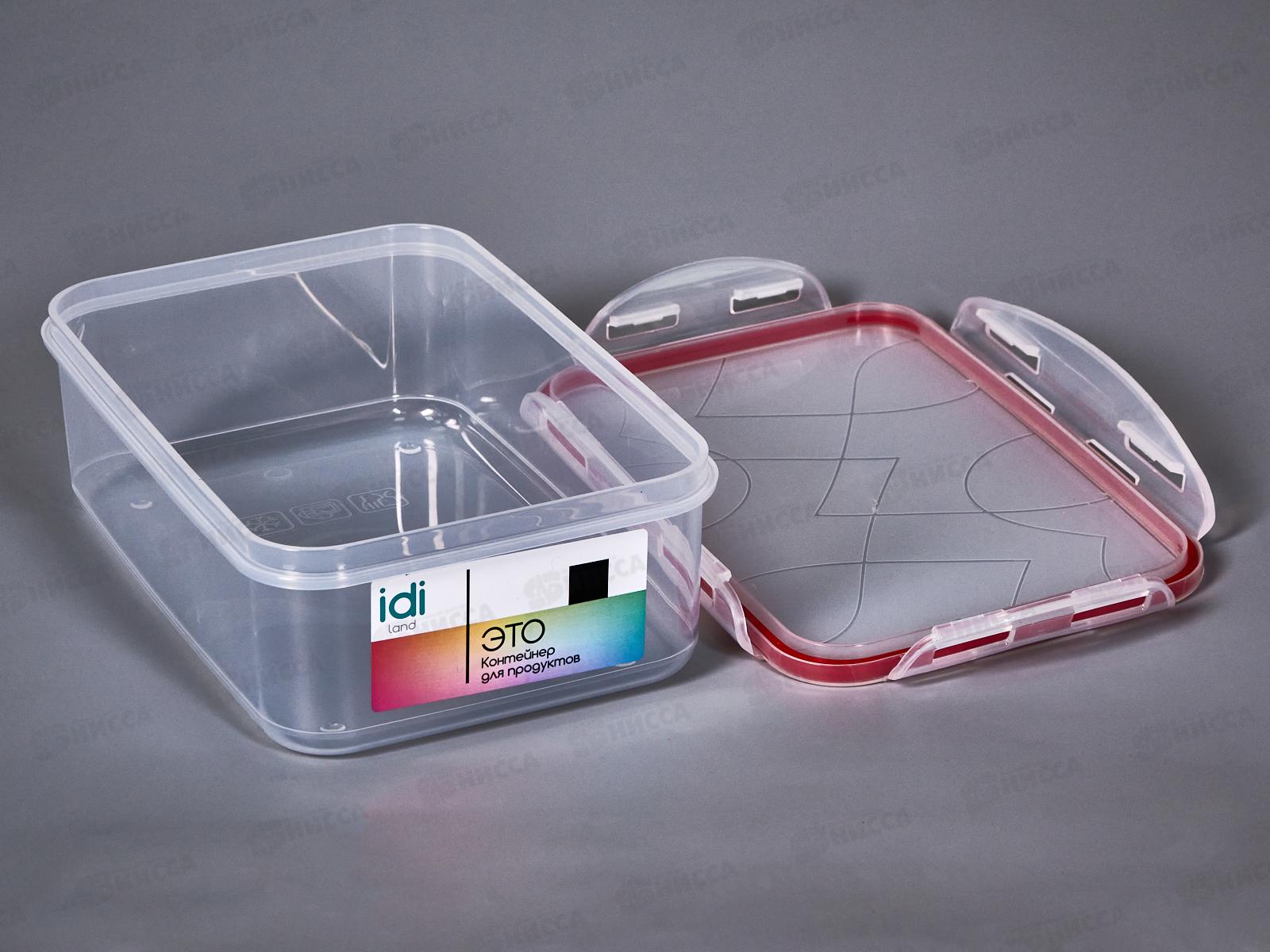 Контейнер для продуктов &quotModena&quot прямоугольный 1,5л 221111206/03 красный *10