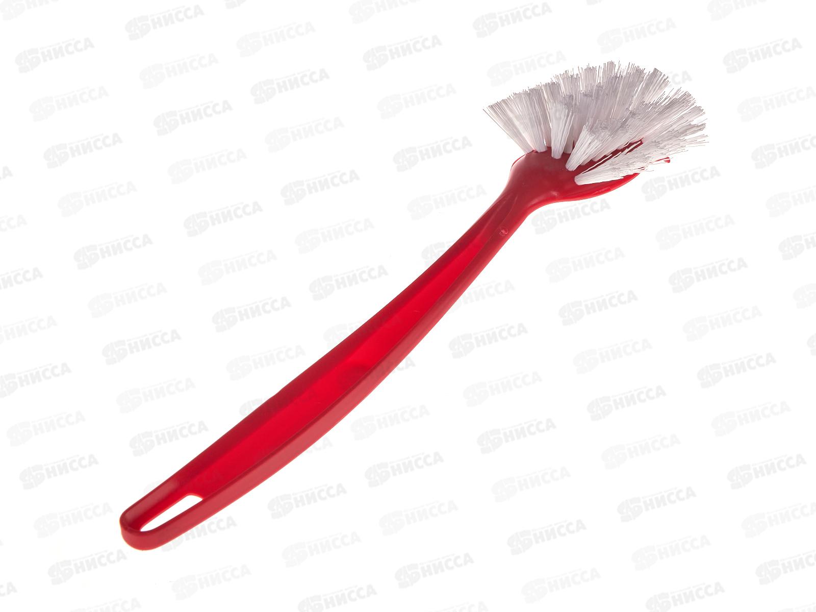 Щетка для посуды &quotRimo&quot с эргономичной ручкой красный 221234006/03 *22