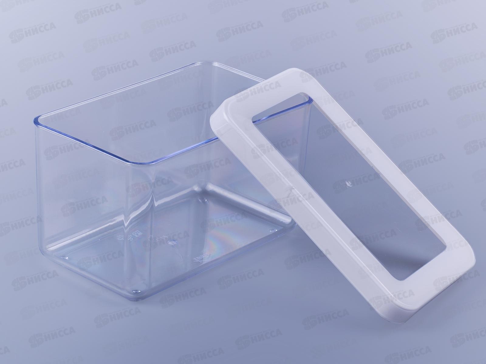 Емкость для сыпучих продуктов 1,1л СТЕП Белый М1296 *12