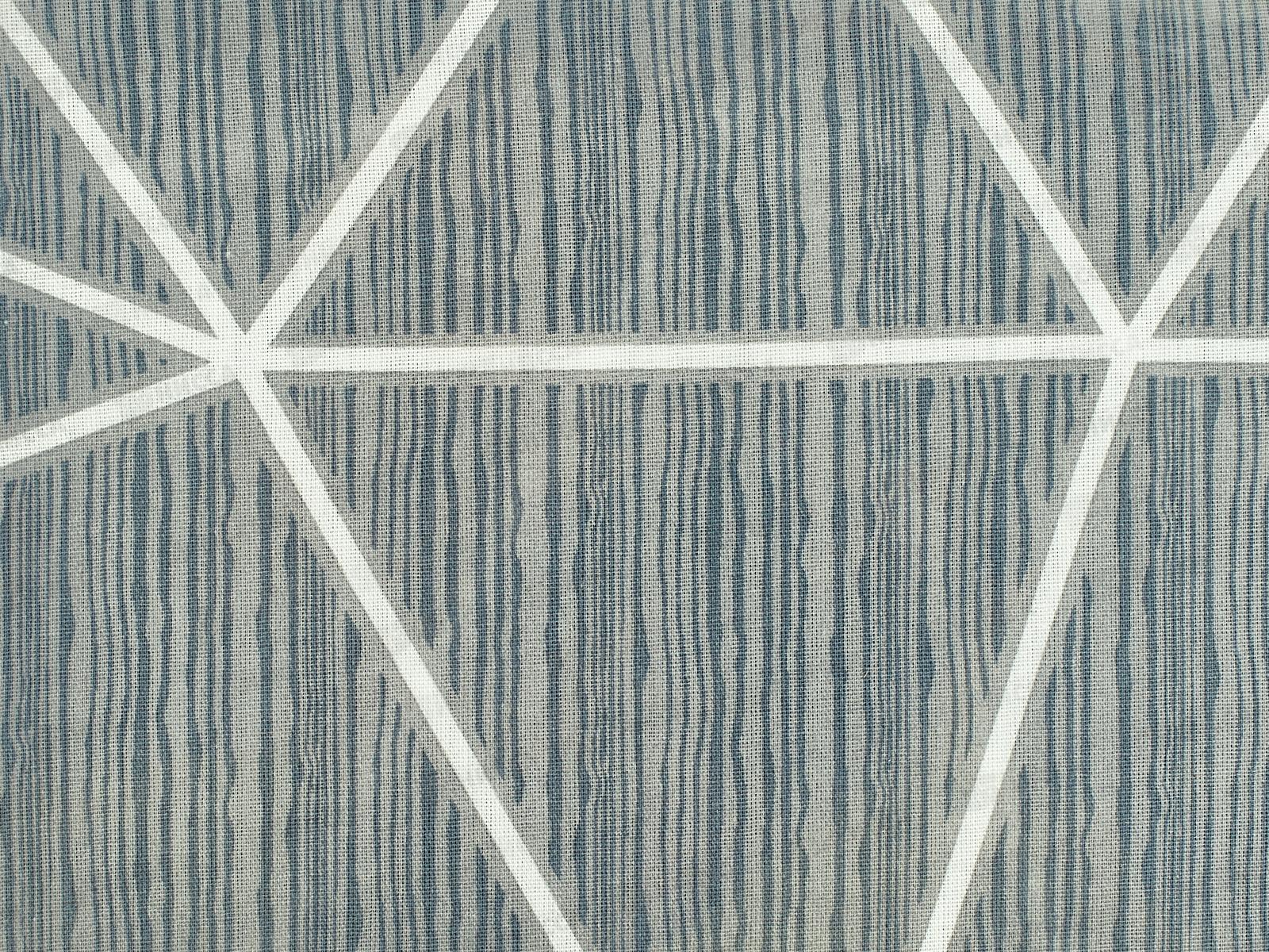 Простыня НН поплин на резинке 90*200*20 Грань серый 7352-2