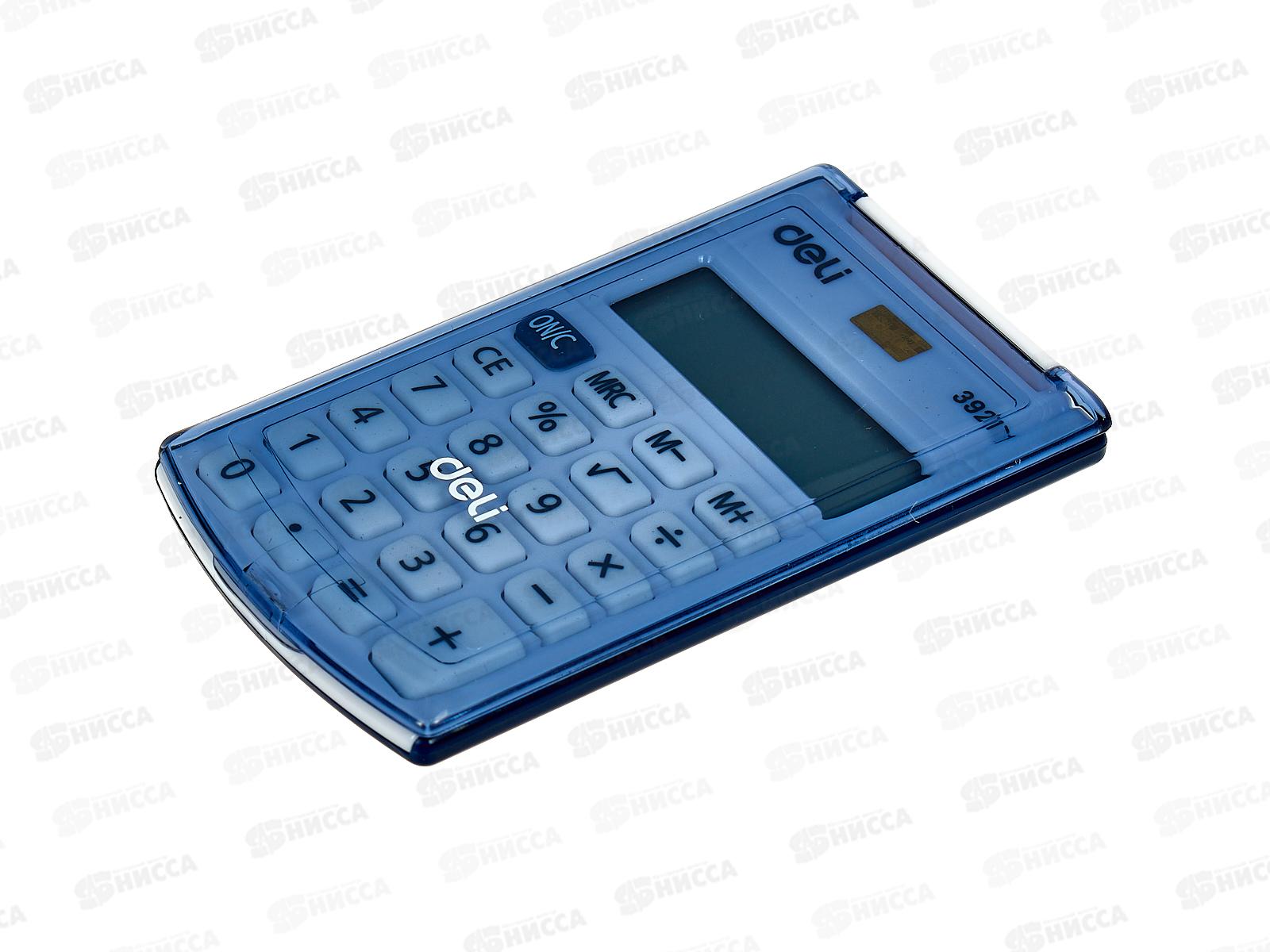 Калькулятор Deli карманный E39217/BLUE синий 8-разр. 1189192 *5