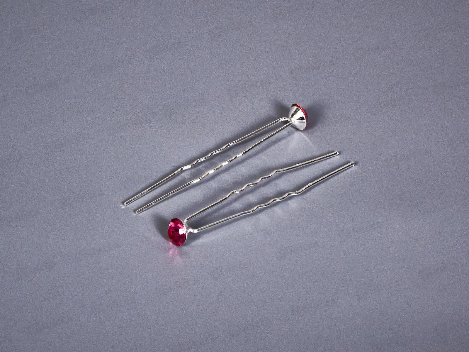 Шпильки д/волос с крупн. стразом №3575 (упак 20шт)