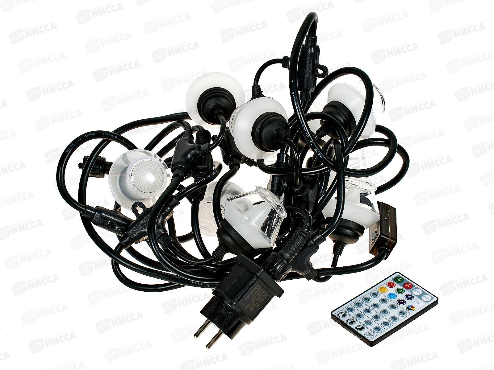 Гирлянда 5м для улицы Нить 10LED 72реж мульти 725-529