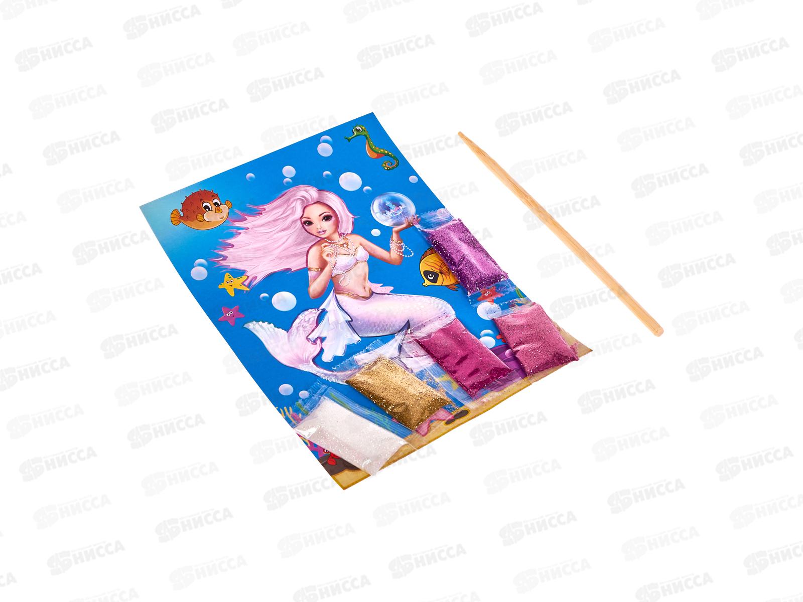 Аппликация из песка с глиттером Super model (17х23) SANDATR-TOP