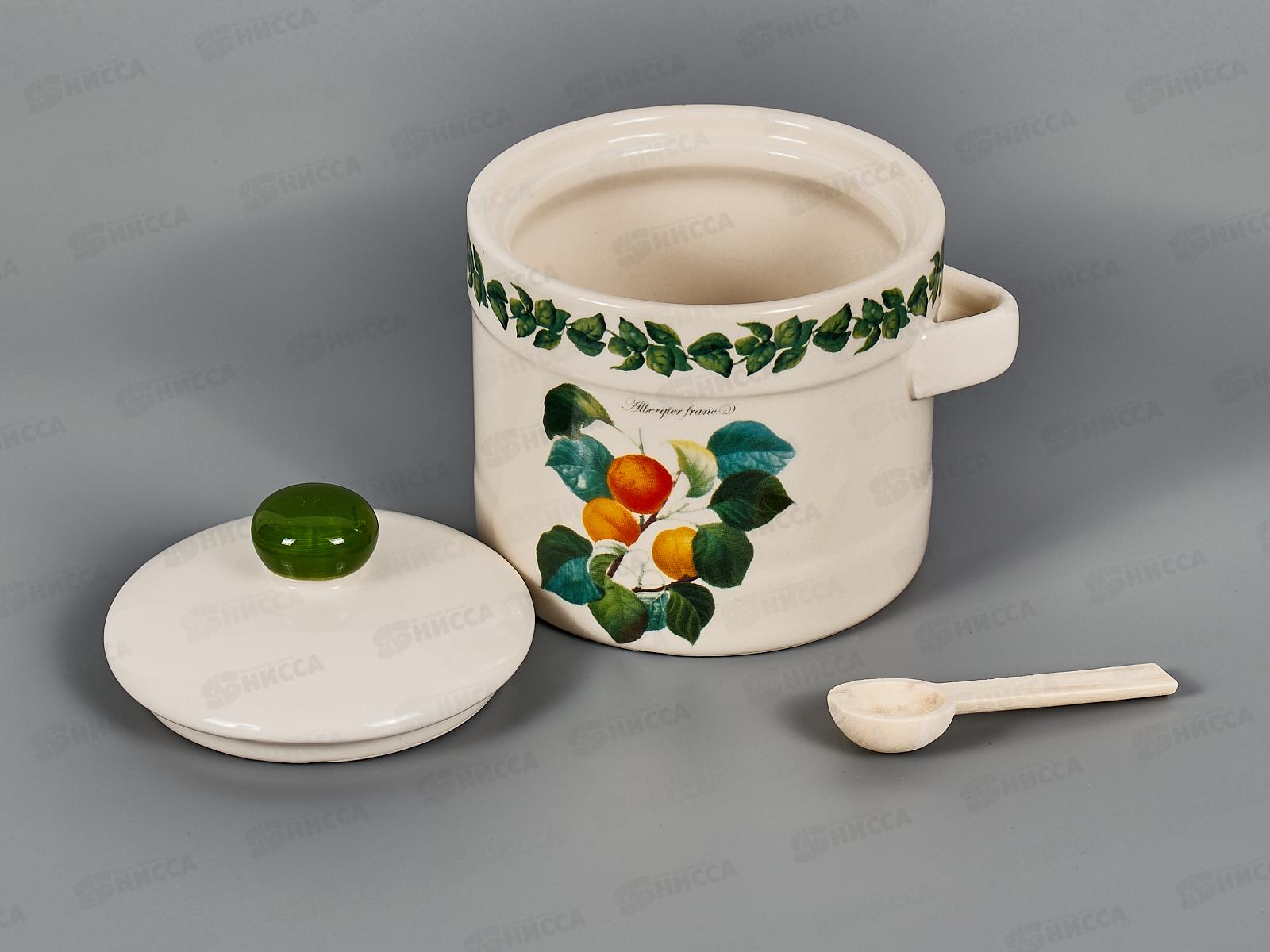 Банка для сыпучих продуктов &quotFruit Garden&quot v=450мл + ложка, L2521145 *36