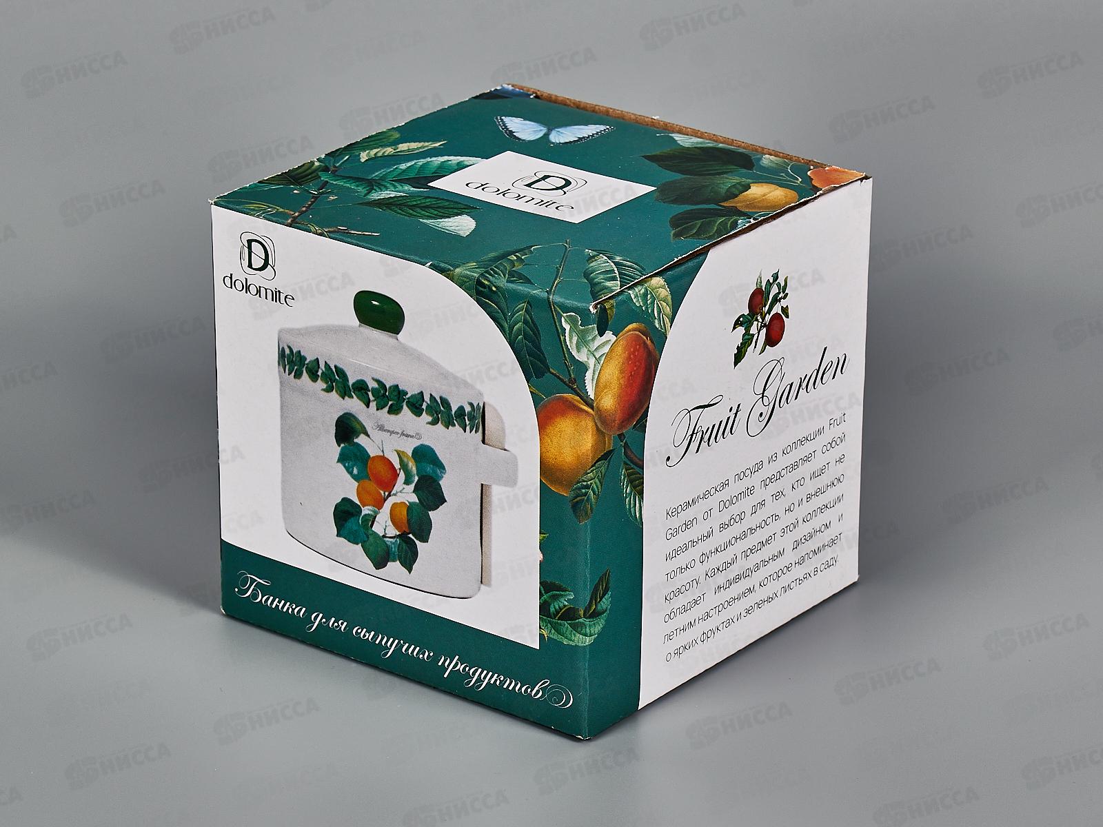 Банка для сыпучих продуктов &quotFruit Garden&quot v=450мл + ложка, L2521145 *36