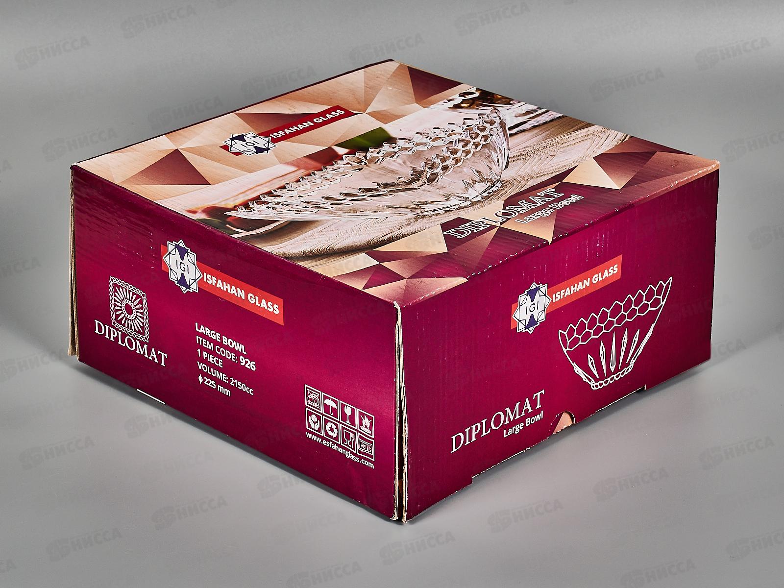 Салатник DIPLOMAT 2150мл, 22*22см, 926