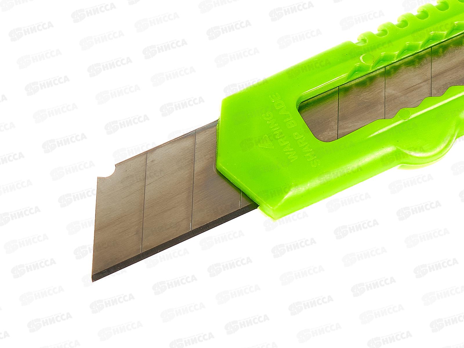 Нож универсальный пластиковый с сегментированным лезвием 18мм ON