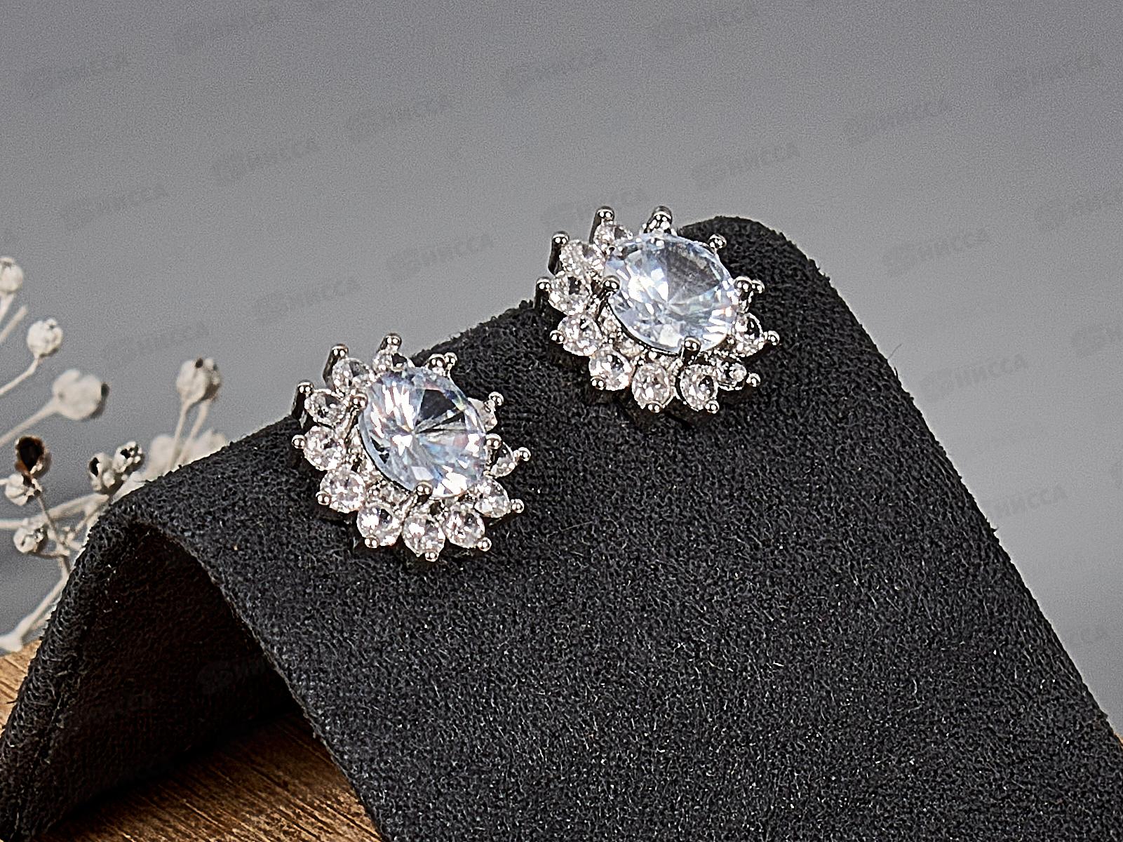 Серьги &quotПалумна&quot классика 687-397