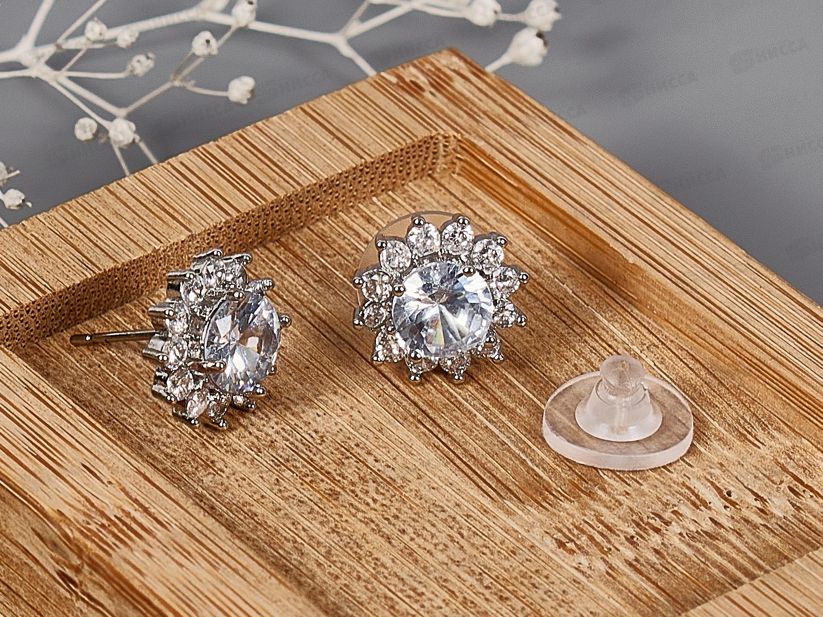 Серьги &quotПалумна&quot классика 687-397