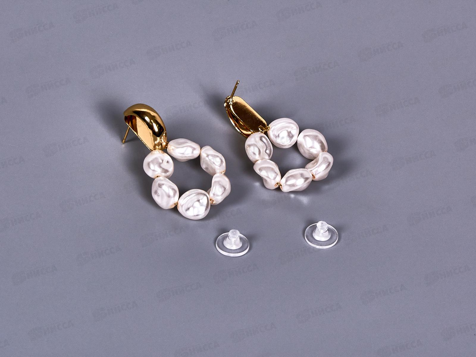 Серьги &quotПалумна&quot с жемчугом 687-406